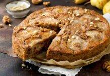 torta soffice pere noci e cioccolato ricettasprint