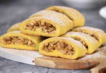 Biscottoni di pasta frolla ripieni di mele ricetta