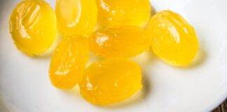 Caramelle miele limone e zenzero ricetta