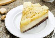 Cheesecake alle mele cannella e caramello ricetta