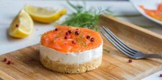 cheesecake salmone ricotta ricetta FOTO ricettasprint
