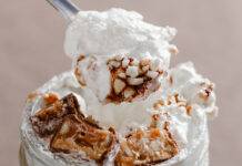 dessert al cucchiaio al torrone