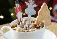 Crumble di mele e crema in tazza | Dessert ideale per Natale Crumble di mele e crema in tazza ricettasprint