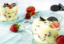 Dolce al cucchiaoo allo zabaione e cioccolato