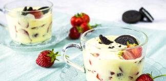 Dolce al cucchiaoo allo zabaione e cioccolato