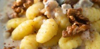 Gnocchi al gorgonzola