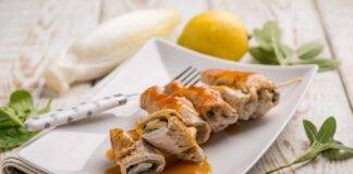 involtini pollo slavia ricetta FOTO ricettasprint