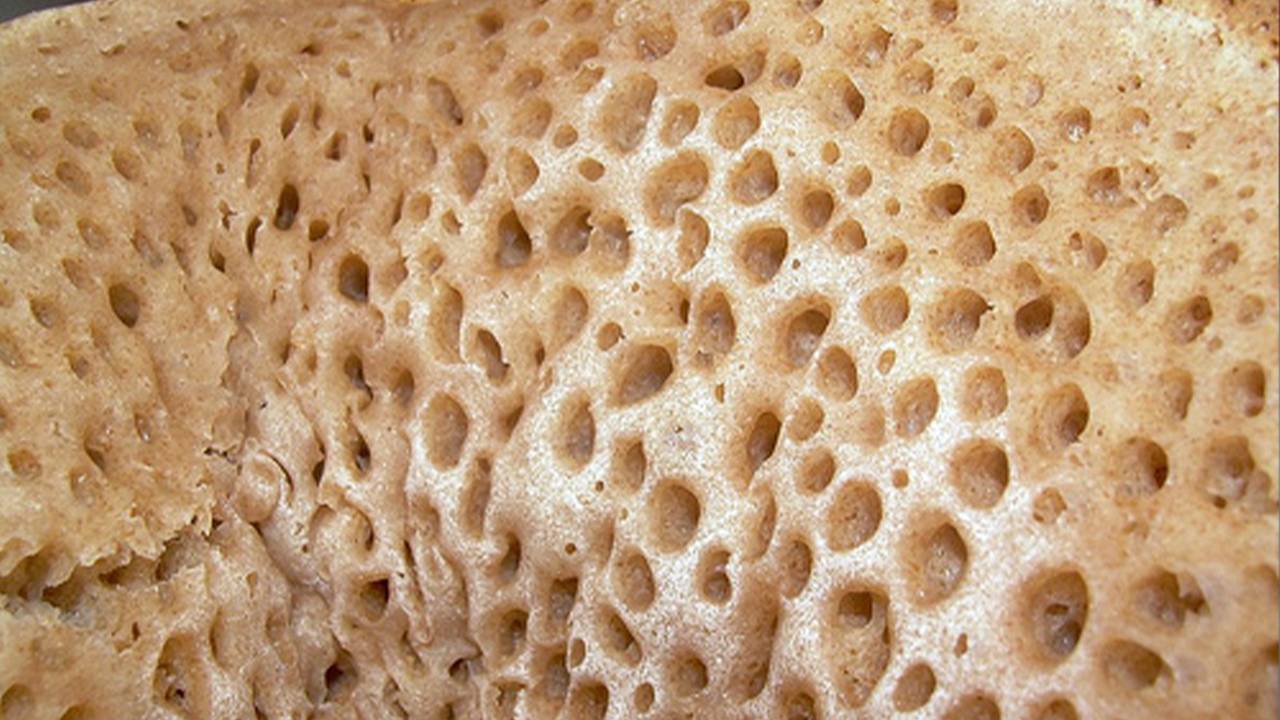 pane con foratura spugnosa