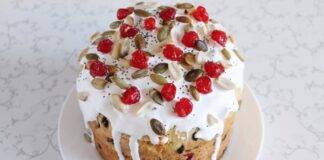 Panettone con crema al formaggio alla cassata ricetta