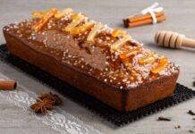 Plumcake al miele e scorzette di arance | Un dessert delicato Plumcake al miele