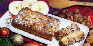 Plumcake soffice mela nocciole uvetta ricettasprint