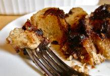 dolce di panettone con cioccolato