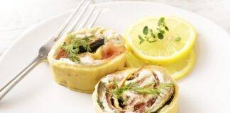 rotolo aneto salmone ricetta FOTO ricettasprint