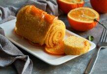 rotolo arancia crema ricetta FOTO ricettasprint