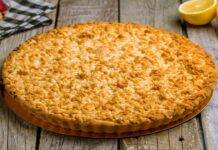 Sbriciolata con crema di arance | Delicata e profumata Crostata con crema di arance