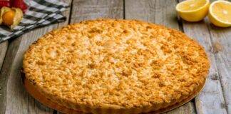 Crostata con crema di arance