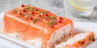 Torta di salmone