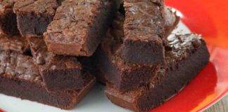 Brownies di Pandoro al cioccolato