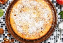 dolce alle mele e cannella con frutta secca
