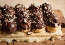 torta bignè ricetta FOTO ricettasprint