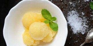 sorbetto veloce al meloncello ricettasprint