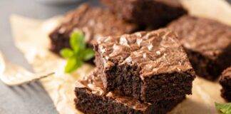 Brownies vegani al caco ricetta