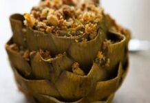 Carciofi ripieni vegetariani | La versione light del carciofo ripieno carciofi ripieni ricetta FOTO ricettasprint