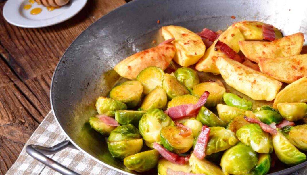 Cavoletti di Bruxelles con miele e pancetta affumicata Saporiti e gustosi
