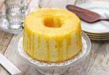 Chiffon cake all'arancia leggera ricetta
