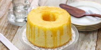 Chiffon cake all'arancia leggera ricetta