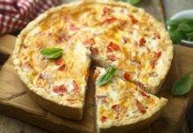 Crostata di riso con prosciutto e stracchino ricetta