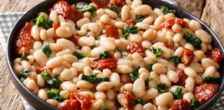 Fagioli e spinaci in padella ricetta