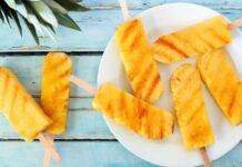 Ghiaccioli di ananas alla gratella | Per uno spuntino gustoso e genuino