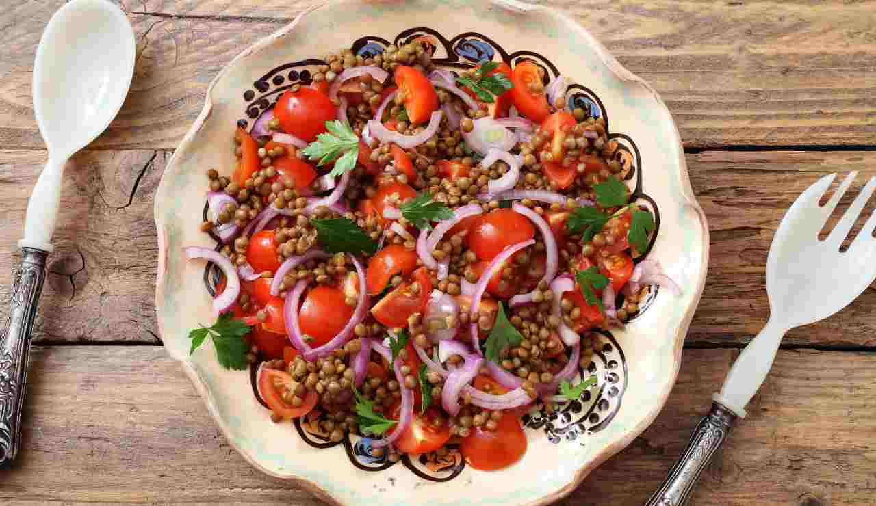 Insalata di lenticchie ricettasprint