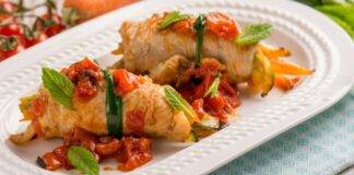 Involtini al sugo di pomodorini secchi ricetta