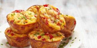 Muffin frittata con zucchine e speck ricetta