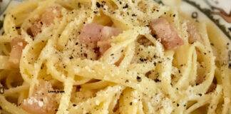 Pasta con uova e formaggio