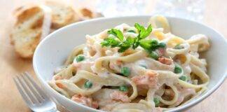 Pasta cremosa al salmone