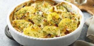 Patate prosciutto formaggio gratinate ricetta