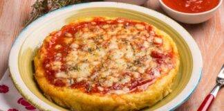 Pizza Margherita di polenta ricetta
