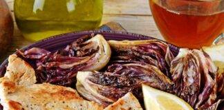 Radicchio al forno con noci ricetta