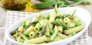 Rigatoni piselli e asparagi ricetta