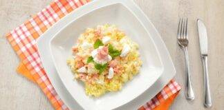 Risotto all'uovo ricetta