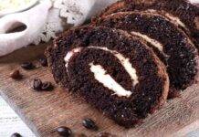 Rotolo al caffe e panna