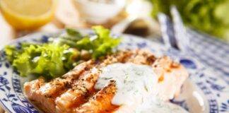 salmone yogurt panna ricetta FOTO ricettasprint