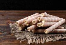 Sigarette dolci alla crema pasticcera ricetta