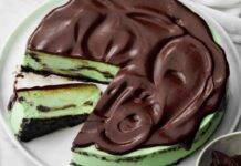 torta menta nutella cocco ricetta FOTO ricettasprint