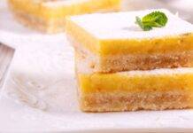 Barrette al limone ricetta