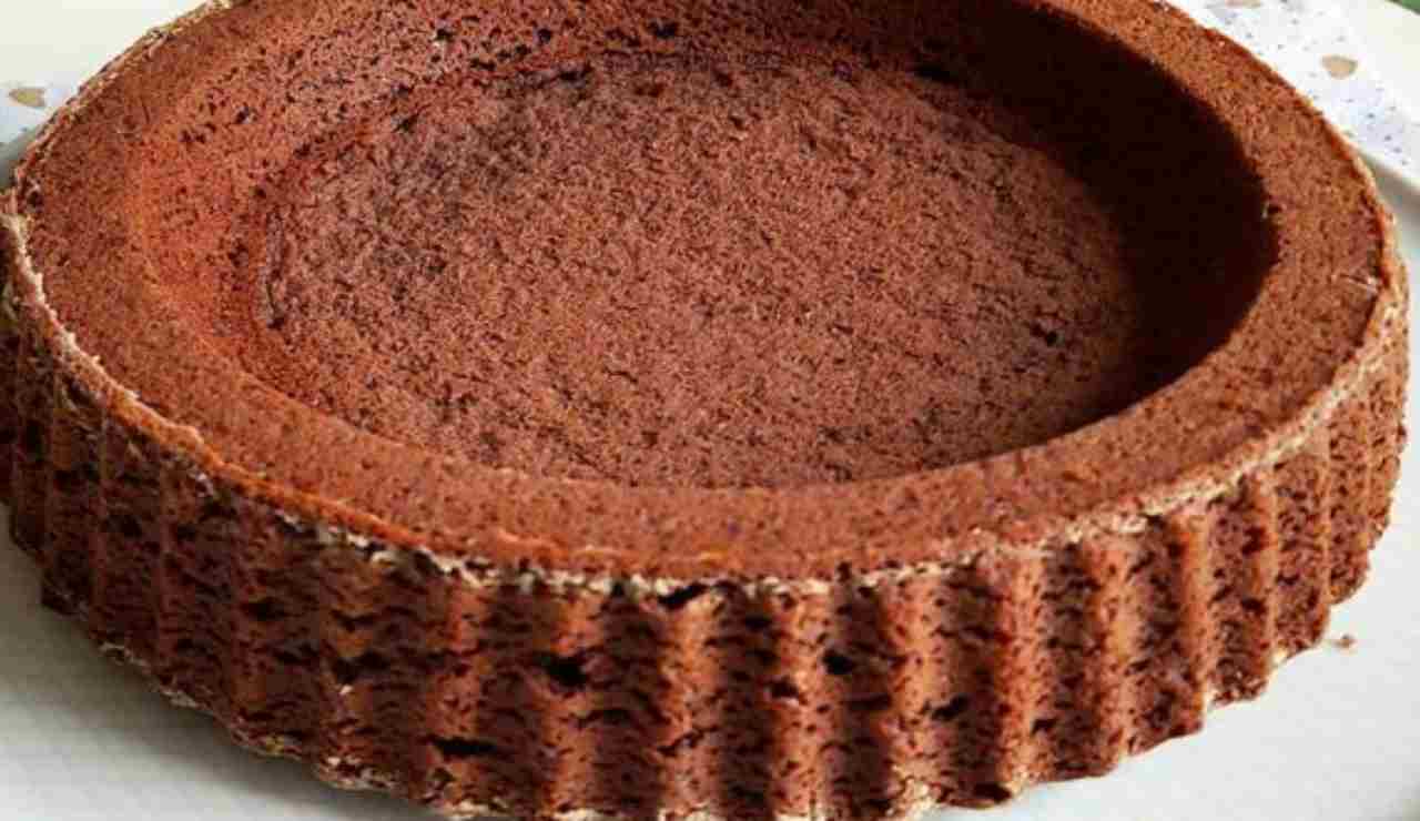 Base per crostata morbida al cacao  ricetta preparata con e senza Bimby