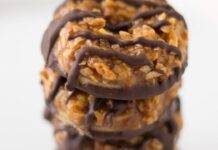 biscotti cocco cioccolato 10 minuti ricetta FOTO ricettasprint